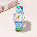 Children's watch with cartoon design on a light background